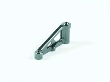 SWORKz Aluminium Halterung seitlich links Dämpferplatte vorne